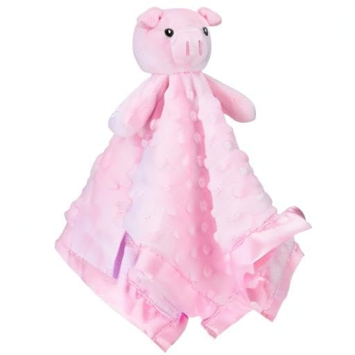 Pro Goleem Pig Loveys for Babies, Soft Security Blanket Baby Snuggle Toy Newborn Stuffed Animals Baby Gifts for Boys and Girls, 16 Inch