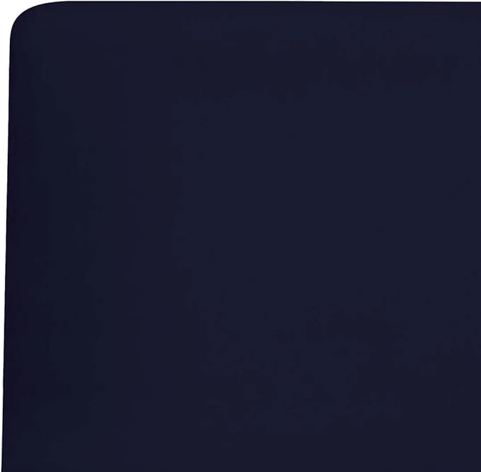 Kyte Baby Soft Crib Sheet - Standard Fitted Crib Sheet Made with Rayon from Bamboo, Ultra-Gentle and Breathable (Navy)
