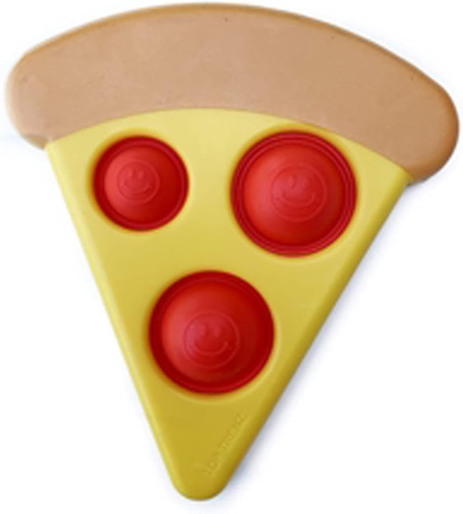 Top Trenz OMG Pop Fidgety Bubble Fidget Toy Stress Relief Anxiety Boredom Keychain (Pizza 4.5")