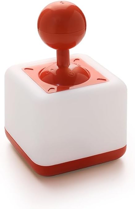 Night Light Lamp Rocker Night Light, 2-Speed Timer Bedside Night Lamp Rechargeable USB Lamp Side Table Light Night Rising Lamp LED Companion Light(Rocker Red)