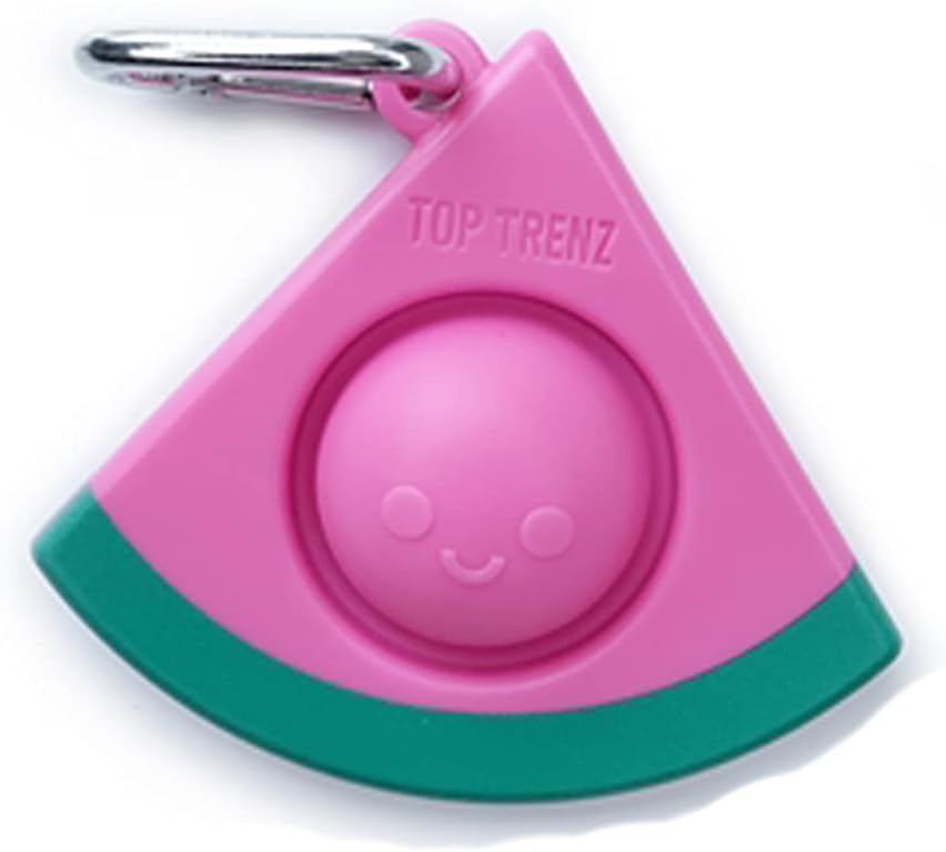 Top Trenz OMG Pop Fidgety Mega Pop Keychain (1 Watermelon Keychain)