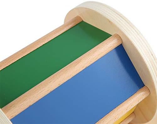 Adena Montessori Full-Size Spinning Drum Montessori Toys for Infant 6 - 12 Months 1 Year Old Babies Toddlers (Typical)