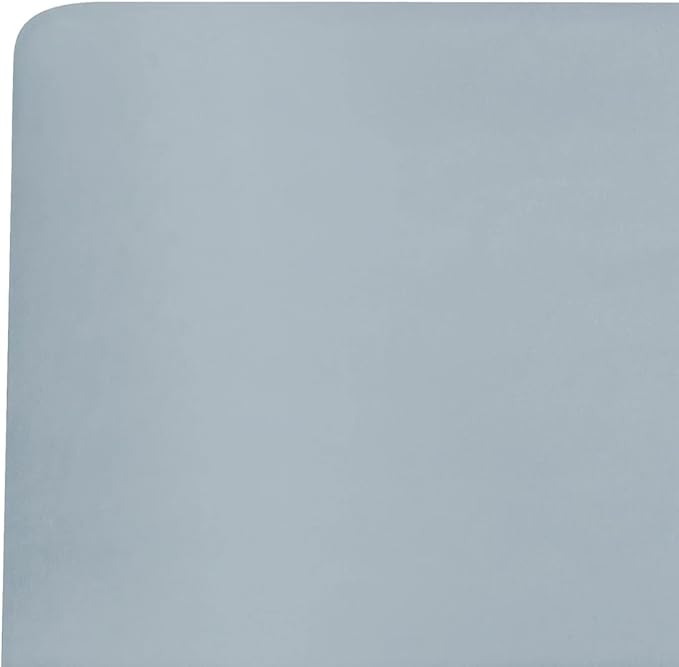 Kyte Baby Soft Crib Sheet - Standard Fitted Crib Sheet Made with Rayon from Bamboo, Ultra-Gentle and Breathable (Fog)