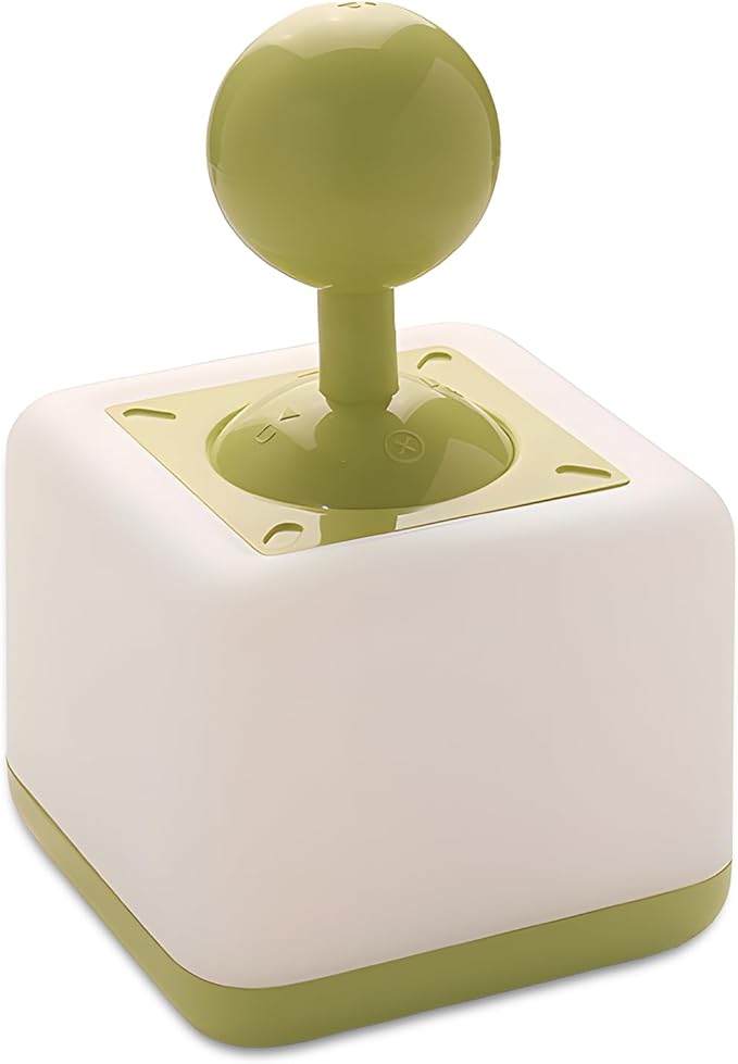 Night Light Lamp Rocker Night Light, 2-Speed Timer Bedside Night Lamp Rechargeable USB Lamp Side Table Light Night Rising Lamp LED Companion Light (Rocker Green)