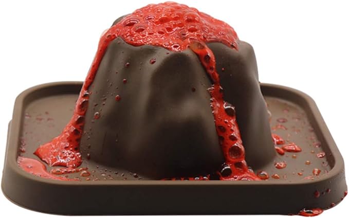 jarbins 10Pcs Volcanic Model School Figure Model Experiment for Volcano Science Kit Volcano Eruption Toy DIY Demonstration Props