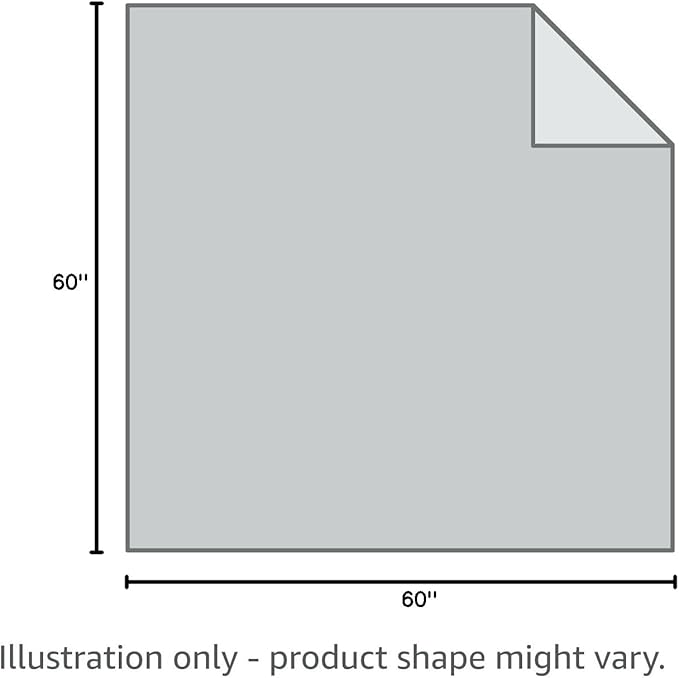 Zulay Giant Double Sided Glazed Donut Blanket - Novelty Round Flannel Donut Blanket for Adults & Kids - Indoors, Outdoors, Travel - 60 Inches