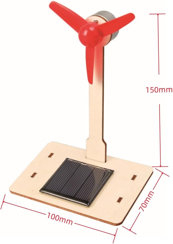 DIY FM Radio Kit and Solar Fan Kit, Electronic Science Project with PCB, Speaker, Case, Assembly Tools,Gifts for Smart Kids