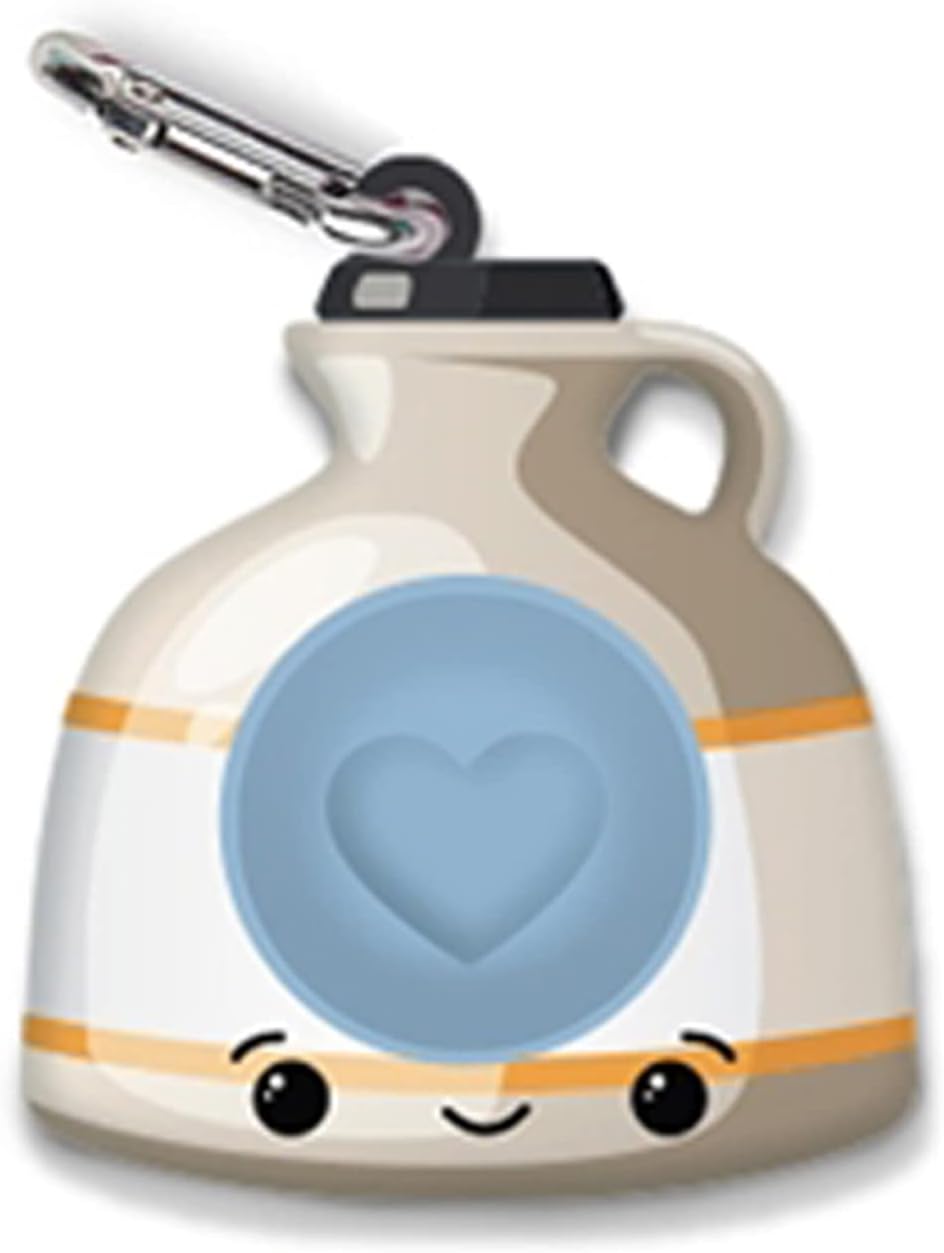 TOP TRENZ OMG Pop Fidgety Bubble Fidget Toy Stress Relief Anxiety Boredom Keychain - BFF Pancakes & Syrup