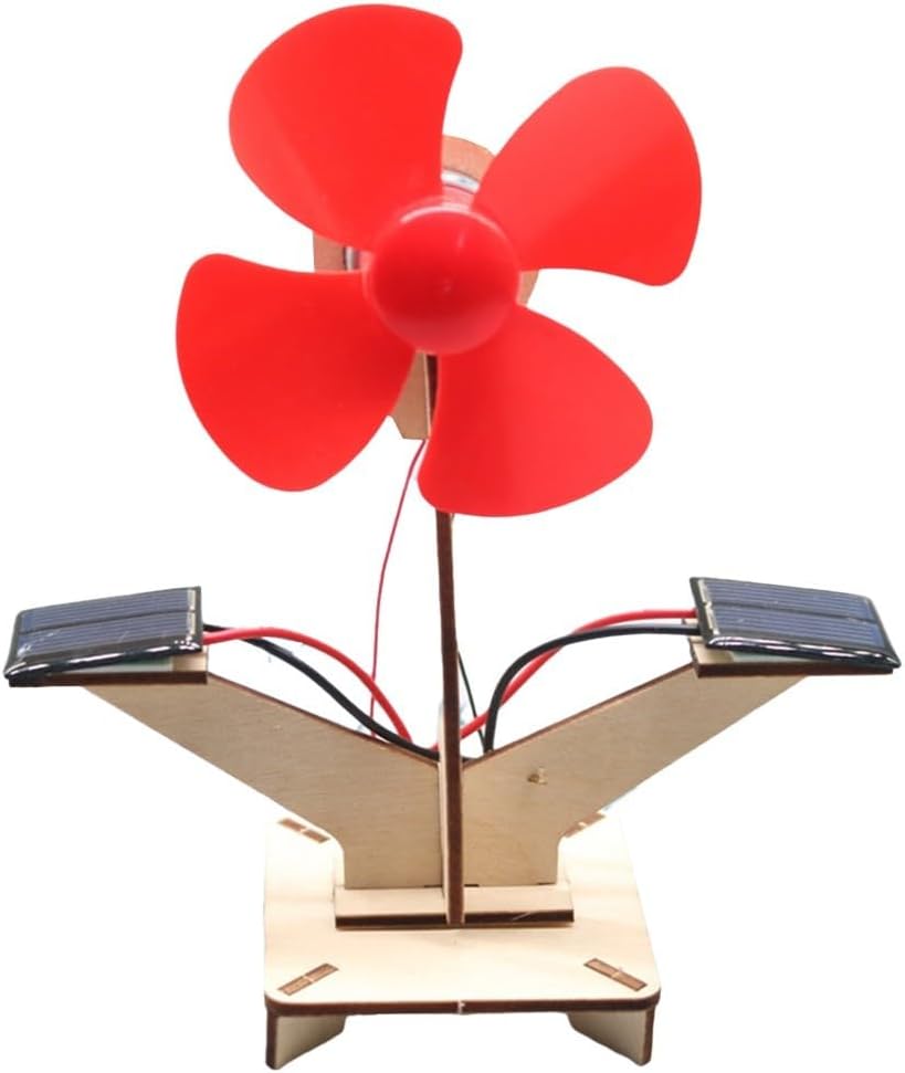 Creative Learning with DIY Solar Fan Kit for Kids Explore the Wonders of Renewable Energy (3pcs)