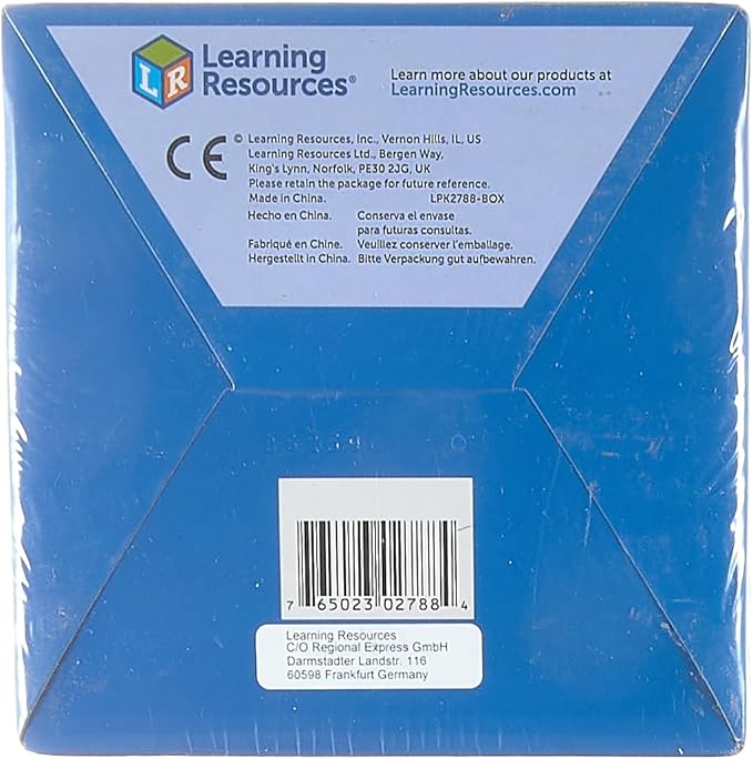 Learning Resources Primary Science Jumbo Test Tubes with Stand, Set of 6 Tubes, Ages 3+