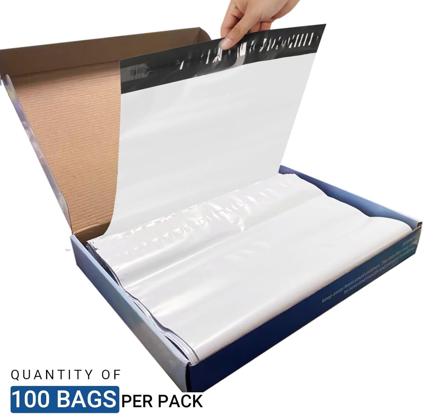 Calvana100 Pcs Extra Thick Adult Diaper Disposable Bags Odor Tight Sealing Disposal Bags Tear Resistance Adult Diaper Genie Extra Large Prevents Leakage Incontinence Disposal Bags (12 X 17 In)