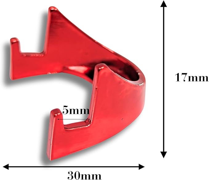 Generic Military Challenge Coin Display Stand - Solid Metal with Anodized Finish - US Vet. Business (Set of 5 Crimson), Gold, Silver, Black
