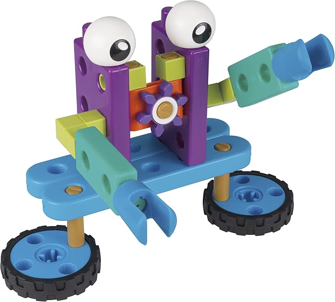 Thames & Kosmos Kids First Robot Engineer STEM Experiment Kit for Young Learners | Build 10 Non-Motorized Robots | Play & Learn with Storybook Manual | Parents’ Choice Gold Award Winner
