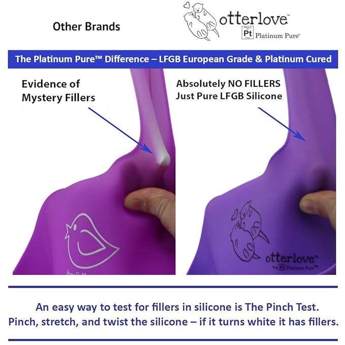 otterlove Silicone Baby & Toddler Training Cup - Pediatric OT Approved - 100% Platinum Pure LFGB Silicone - Unbreakable - Plastic Free - Tiny Cup Perfect for Baby Led Weaning (Mint)