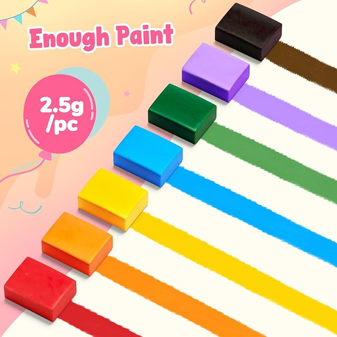 JoyCat Paint with Water Coloring Books, Art & Craft Activity, No Mess Art for Kids Ages 4-8, Craft Kits & Supplies, DIY Creative Activity, Presents for Girls & Boys (Party)