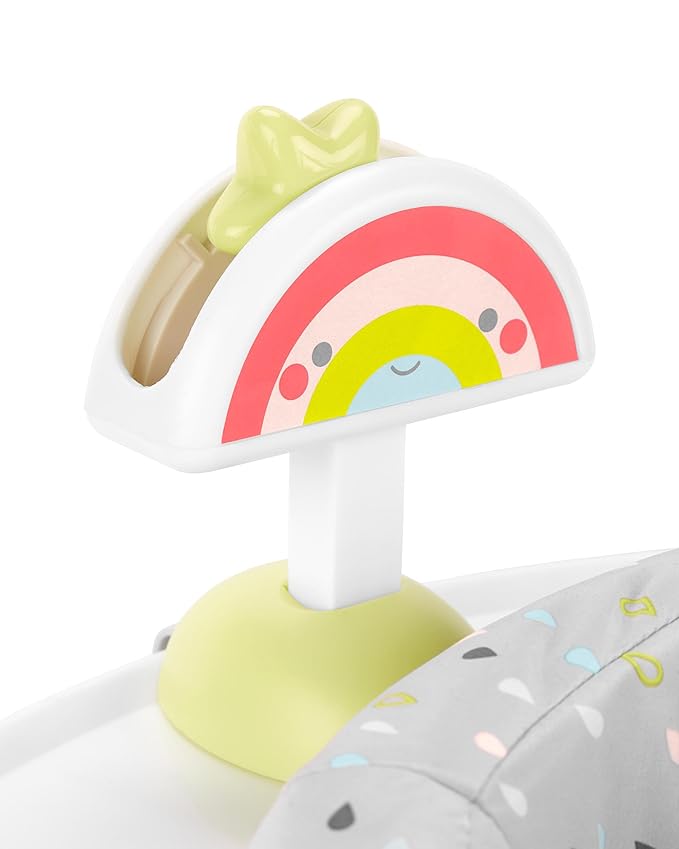 Skip Hop Baby Activity Play Bouncer for Baby Ages 4m+ Silver Lining Cloud, Foldable