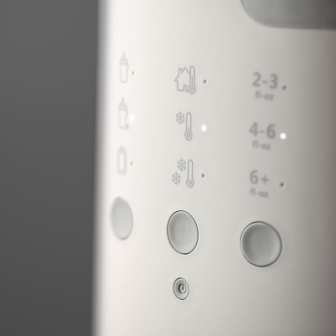 Tommee Tippee Baby Bottle and Food Warmer, Warms Breast Milk, Formula, Jars and Pouches to Body Temperature in Minutes, Automatic Timer, Touch Settings, White