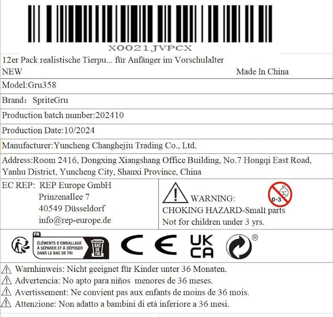 12 Pack Realistic Animal Puzzles, 48 Pieces Step-by-Step Animal Jigsaws, Farm Animal Jigsaw Puzzles with Back Footprint Guide Early Learning for Beginner Preschool Toddlers 3+
