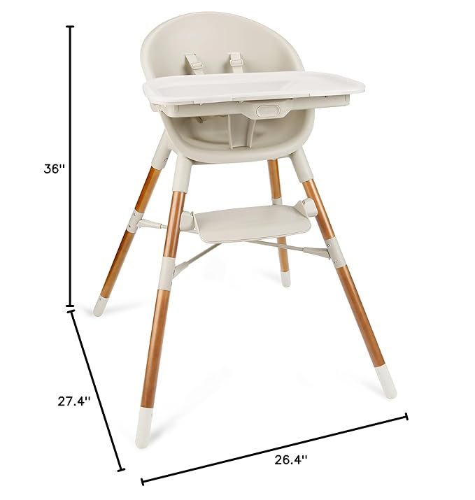 Skip Hop Baby High Chair 4-in-1 Convertible High Chair, EON, Oat
