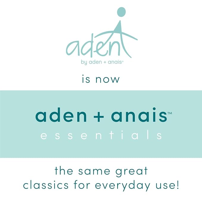 aden + anais Essentials Swaddle Blanket, Muslin Blankets for Girls & Boys, Baby Receiving Swaddles, Newborn Gifts, Infant Shower Items, Wearable Swaddling Set, 4 Pk, Dinotime