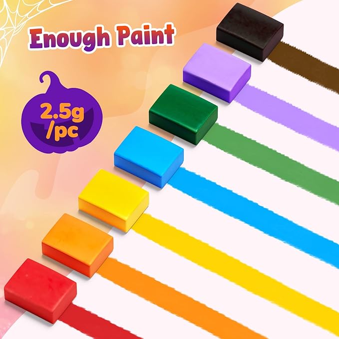 JoyCat Paint with Water Coloring Books, Art & Craft Activity, No Mess Art for Kids Ages 4-8, Craft Kits & Supplies, DIY Creative Activity, Presents for Girls & Boys (Halloween)