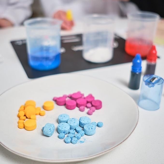 Chemistry Kit, Science Experiment for Girls & Boys, STEM Activities for Kids Ages 8-12, Beakers & Bubbles Foundation Chem Set