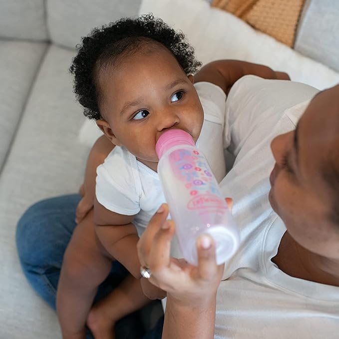 Dr. Brown’s Deluxe Baby Bottle Warmer and Sterilizer for Bottles and Baby Food Jars with Anti-Colic Options+ Narrow Baby Bottles 8 oz/250 mL, Level 1 Slow Flow Nipple, 4 Pack, 0m+, Pink Floral