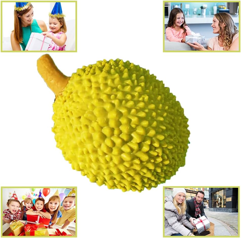 Simulated Durian Sensory Toy, Chronic Rebound Decompression Toy, Suitable as a Perfect Squeezing Game Companion for Children and Adults