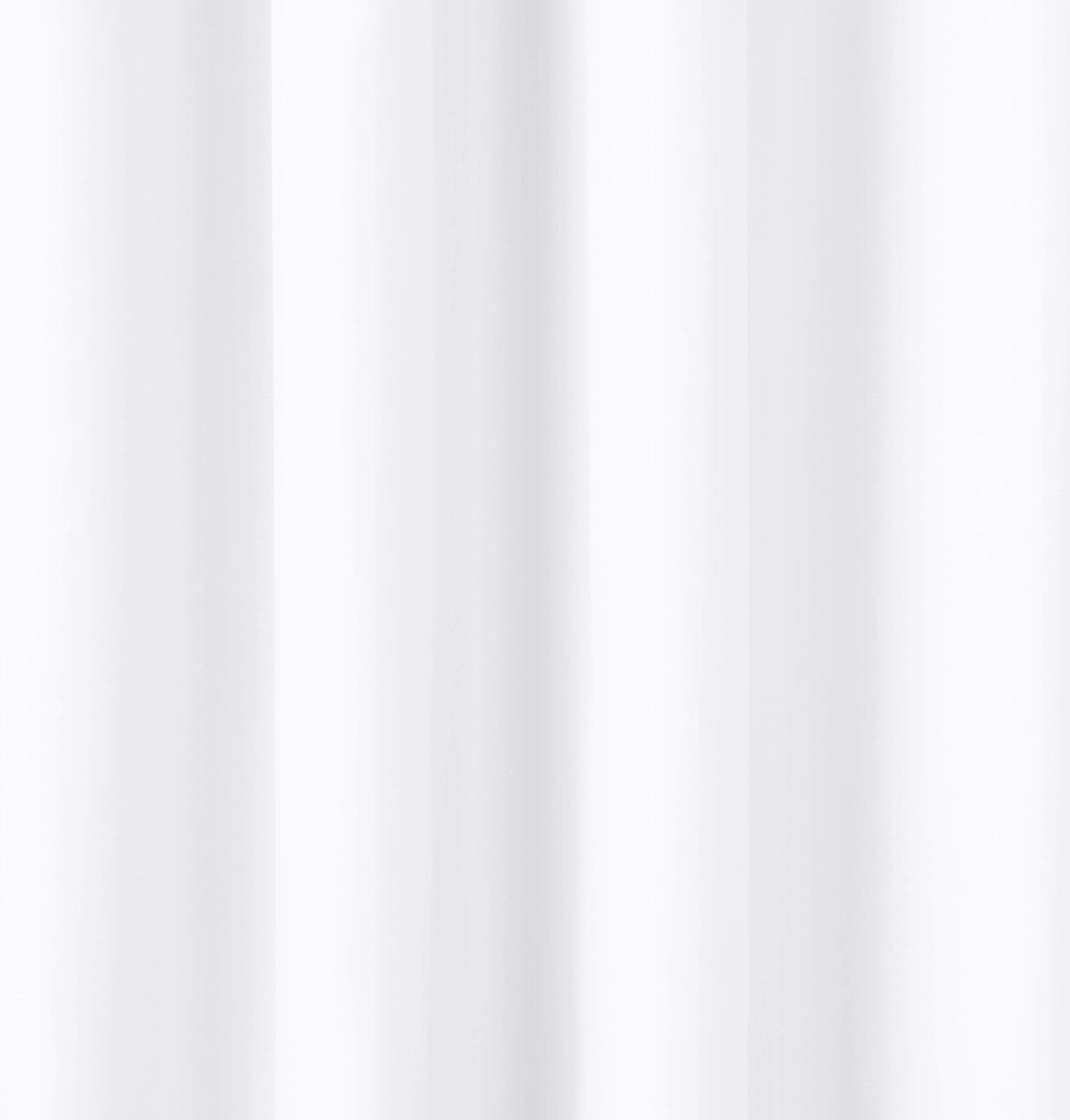 Amazon Basics Light Blocking Room Darkening Blackout Window Curtain with 2 Panels Grommets, for Living Room and Bedroom, 52 x 63 inches, White - Set of 2