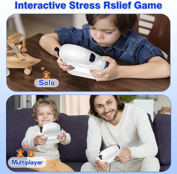 Quick Push Game Fidget Toys for Kids, Quick Push Pop Game 6 Modes Games, Fast Push Bubble Game, Pop Game Fidget Sensory Toys, Christmas Birthday Gifts for 3-12 Year Old Girls Boys