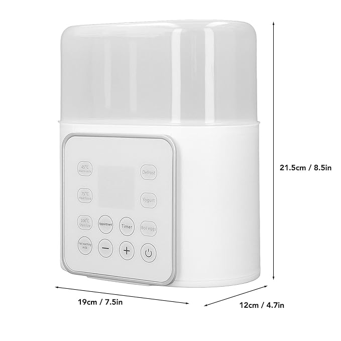 Double Bottle Warmer, 2 in 1 Automatic Double Bottle Warmer for Toddlers in Daily Life (US Plug 110V)