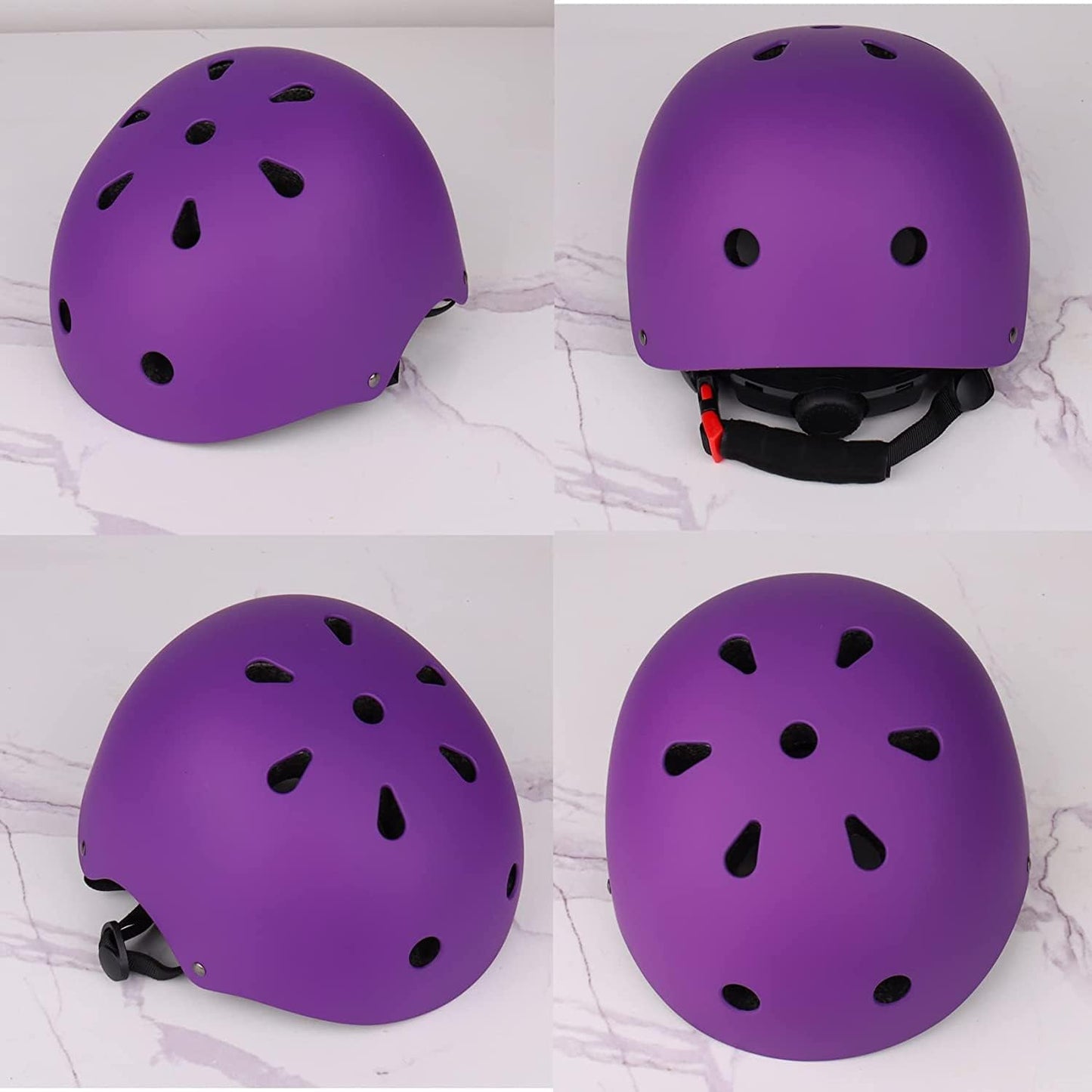 Adjustable Kids Helmet with Knee Pad, Elbow Pads & Wrist Guards - Toddler Bike Helmets for Ages 3-5, 5-8, 8-14 Years - Perfect for Skating, Biking, Cycling, and Skateboard - for Boys and Girls