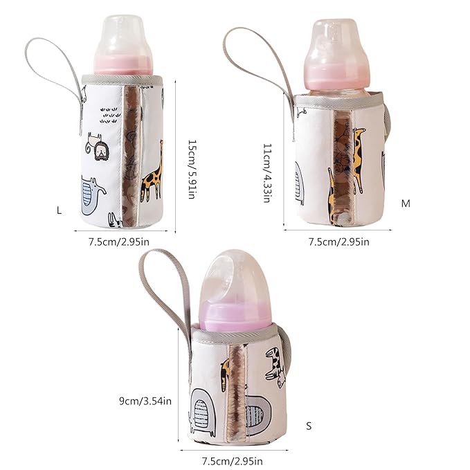 Baby Bottle Insulator Sleeve Baby Feeding Bottle Warm Covers Warm Keeping Covers Washable Milk Bottle Protector