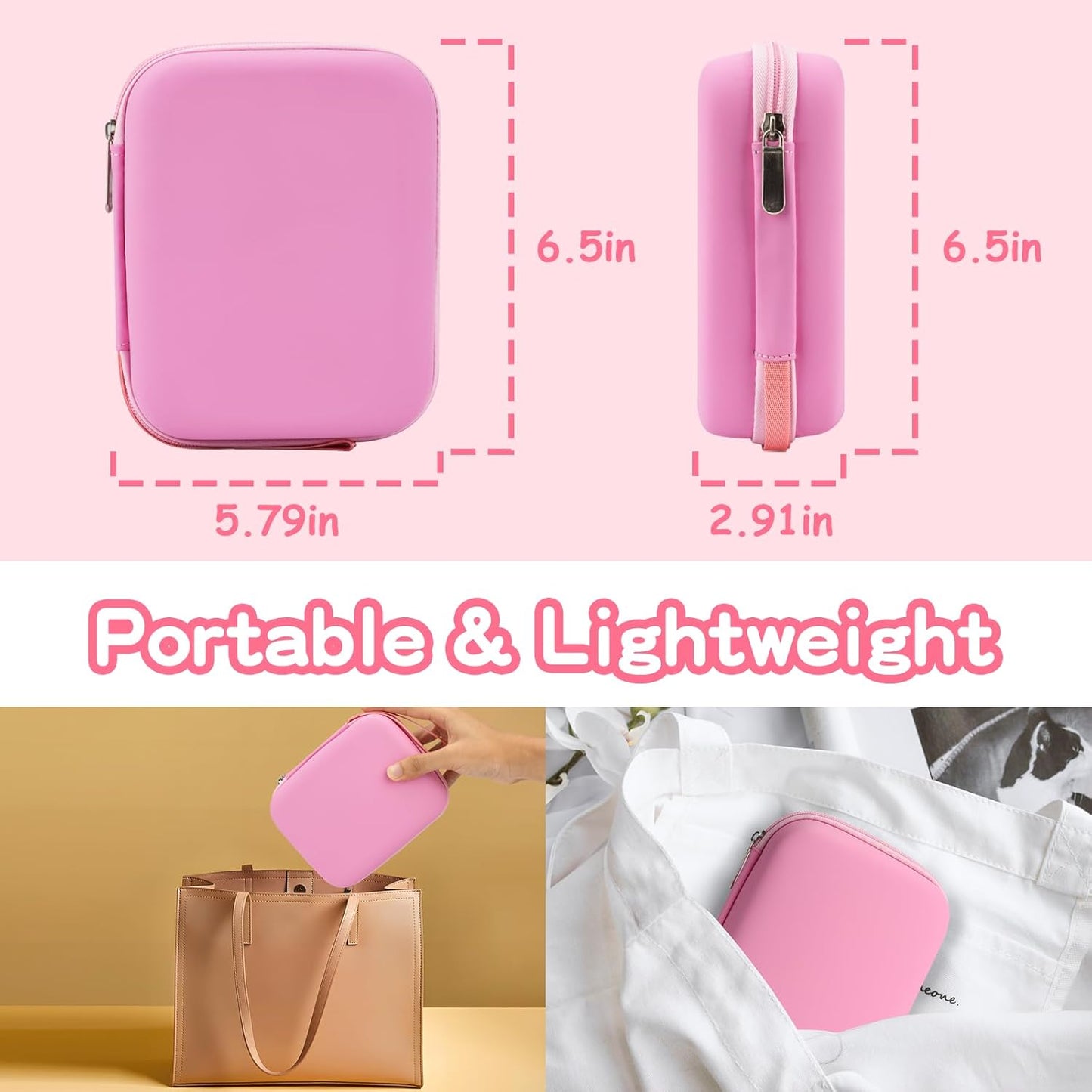 Baby Healthcare and Grooming Kit, 21 in 1 Portable Baby Essentials Kit with Gas Relief Hair Brush Comb Nasal Aspirator for Newborn Boys Girls (Pink)