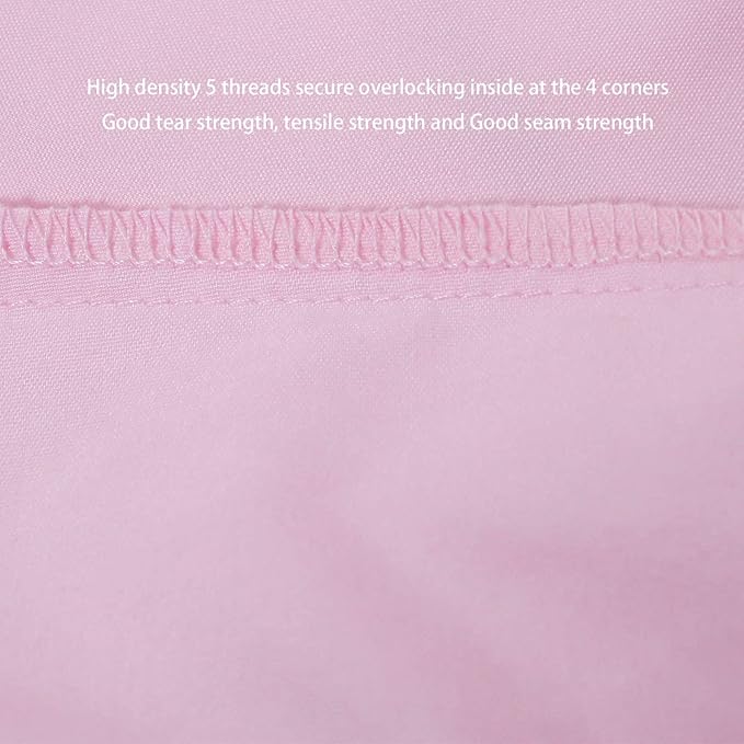 CaSaJa Pink 3 Pack Bassinet Sheet Set, Silky Soft Handfeel with Comfy Napping Surface for Baby Boy and Girl, Flexible Fits Various Kinds of Cradle and Bessinet Mattress Up to 15" x 30" and Breathable