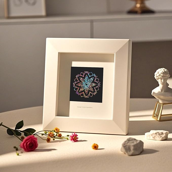 100 PCS Magic Rainbow Glitter Scratch Art Notes,Cool Scratch Paper for Teens,3.3"x3.3" Blank Scratch Art Set for DIY Crafts,with 2 Painting Templates and 2 Scratch Pen