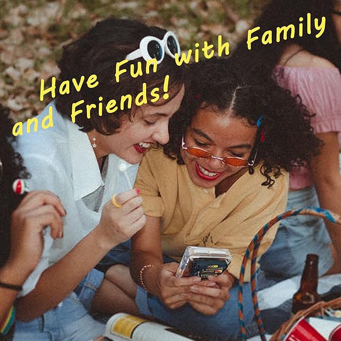 DIY Solder Project Game Kit with 5 Retro Classic Games for Electronic Soldering Practice and Learning, Comfortable Acrylic Case and Handheld Size, Ideal Gift for Family and Friends by VOGURTIME