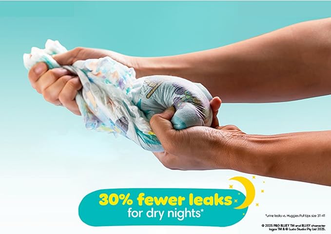 Pampers Training Pants - Easy Ups Boys & Girls Bluey - Size 5T-6T, 84 Count, Children's Potty Underwear (Packaging May Vary)