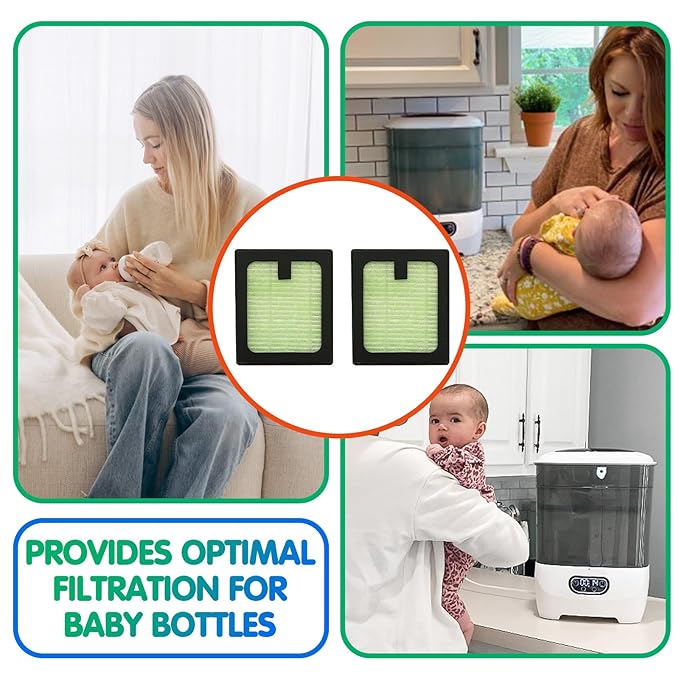 2Pack HEPA Filter Replacement for Baby Brezza Bottle Dryer Advanced