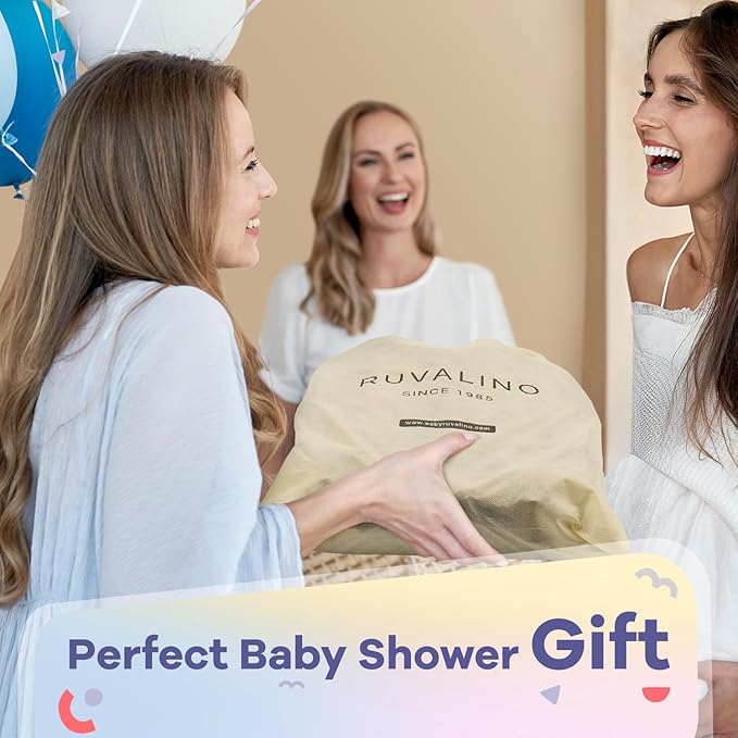 RUVALINO Diaper Bag Backpack, Multifunction Travel Pack Maternity Baby Changing Bags, Large Capacity, Waterproof, Black