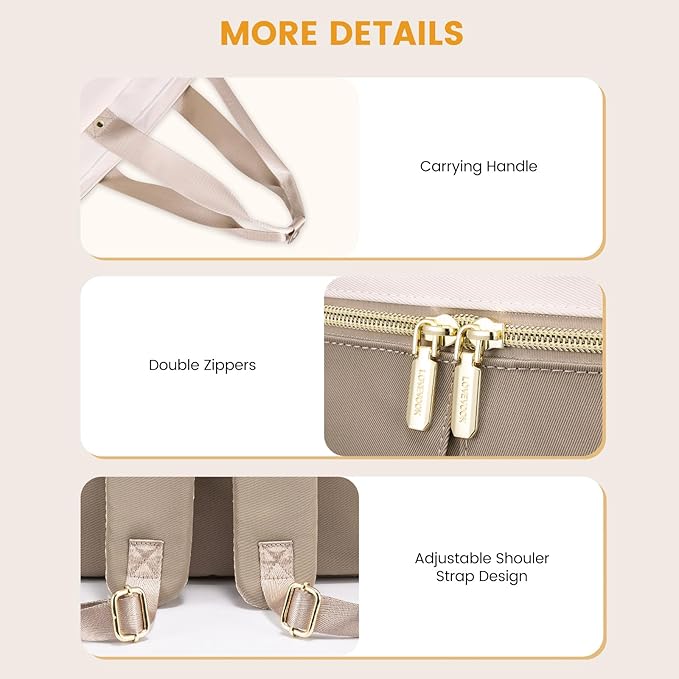 LOVEVOOK Diaper Bag Backpack,Diaper Bag Tote with Insulated Pockets,Baby Bag for Girl Boy with Changing Pad,Large Baby Diaper Bag with Pacifier Case,15.6 Inch Anti-Theft Laptop Backpack for Women