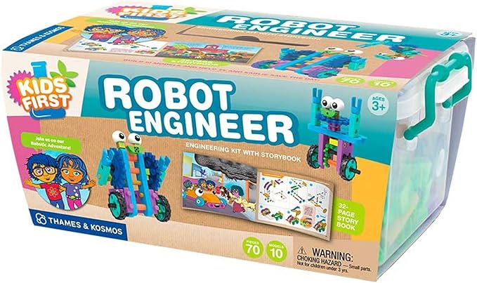 Thames & Kosmos Kids First Robot Engineer Kit and Storybook