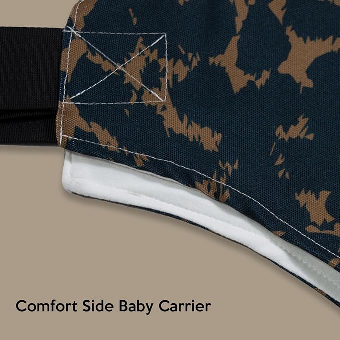 Baby Sling Shoulder Carrier,Ultimate Comfort Side Baby Carrier for Newborn to Toddler/Infants (7lbs-44lbs) (Leopard)