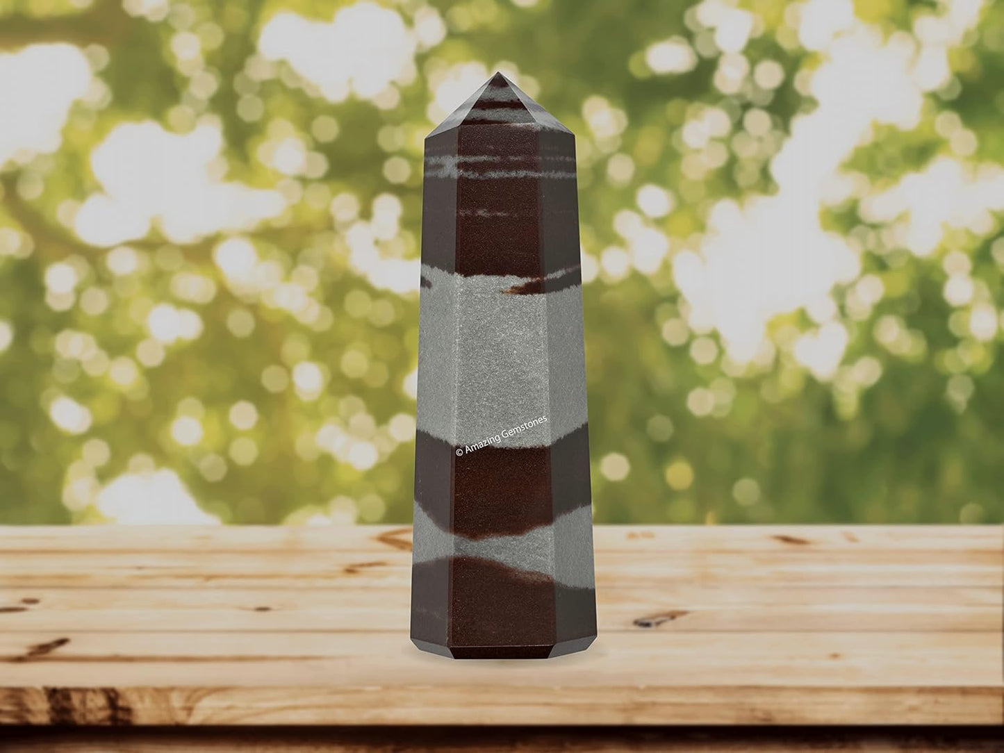Amazing Gemstone Large Narmada Shiva Lingam Crystal Towers ~ Natural Healing Crystal Point Obelisk for Reiki Healing and Crystal Grid (5.5 to 6 INCH)