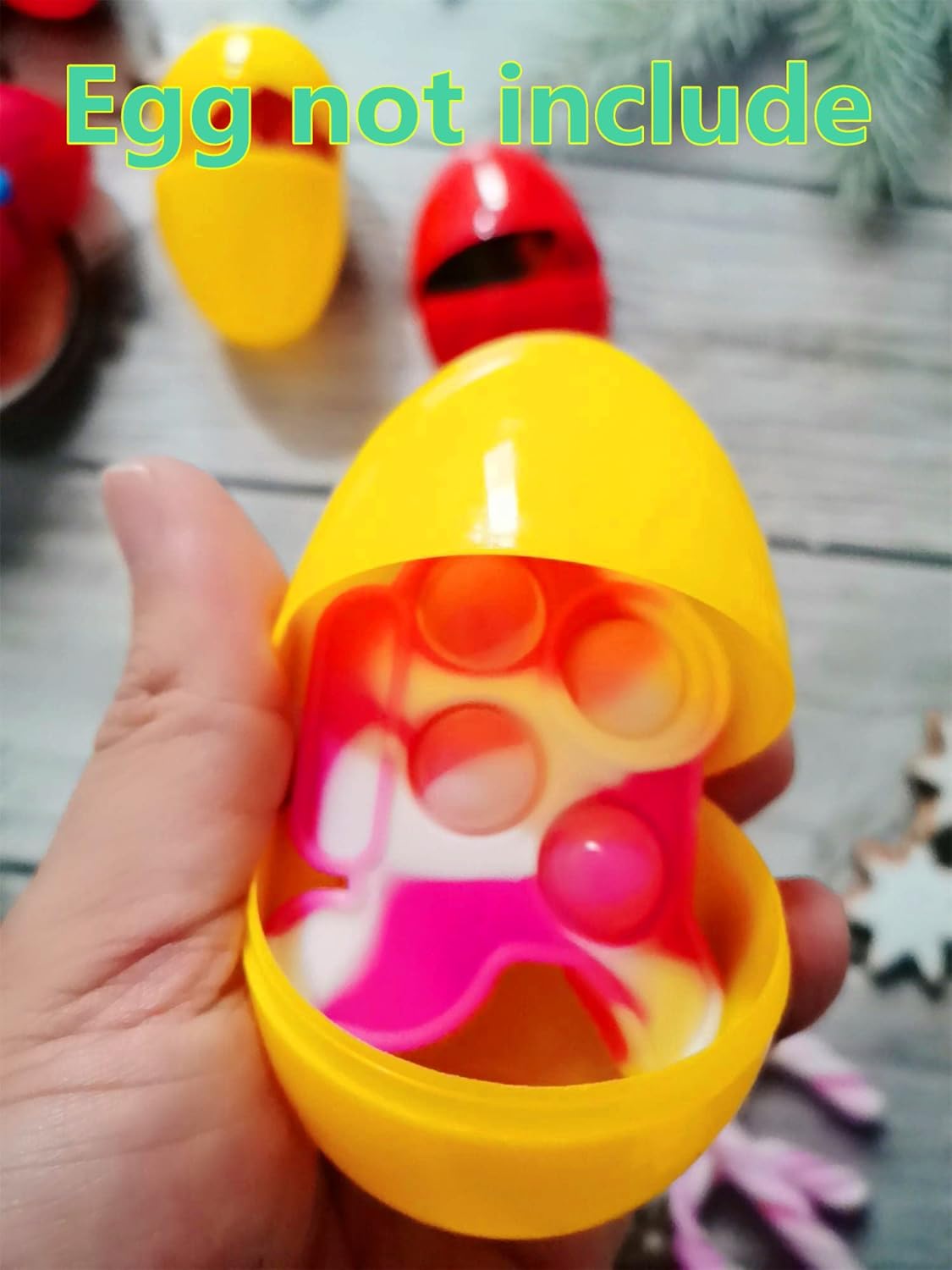 30 Packs Kids Christmas Party Favors and Classroom Students Gifts, Push Fidget Bubble Fidget Sensory Bulk Mini Pop Keychain,Boys Girls Holiday Camp Small Rainbow Activities Prizes