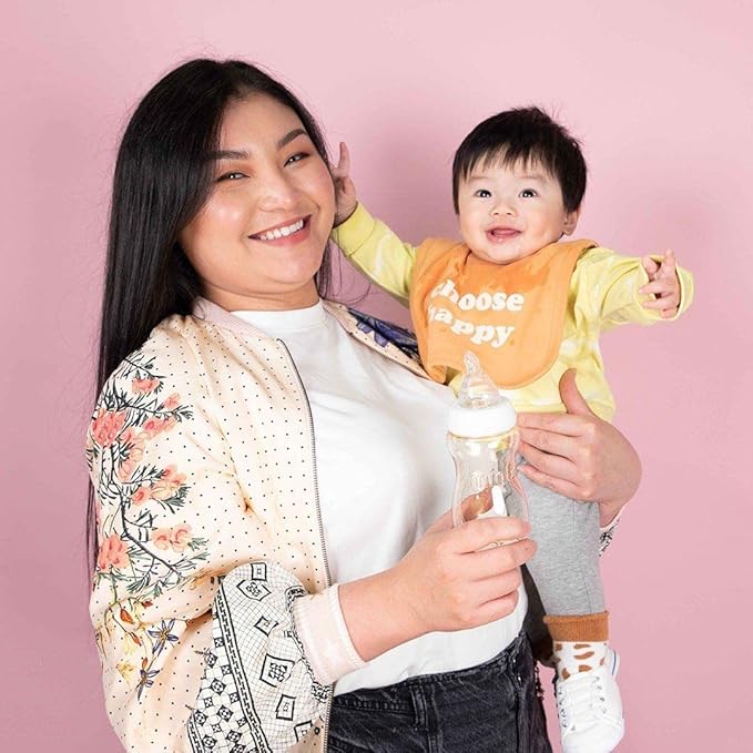 Minbie 9 - Months + Breastfeeding Baby Bottle - Anti Colic & Reflux, PPSU BPA Free