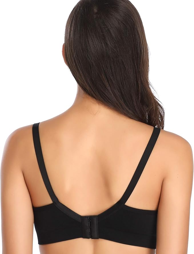 GXXGE Womens Seamless Nursing Bra for Breastfeeding Push Up Sleeping Wireless Maternity Bra