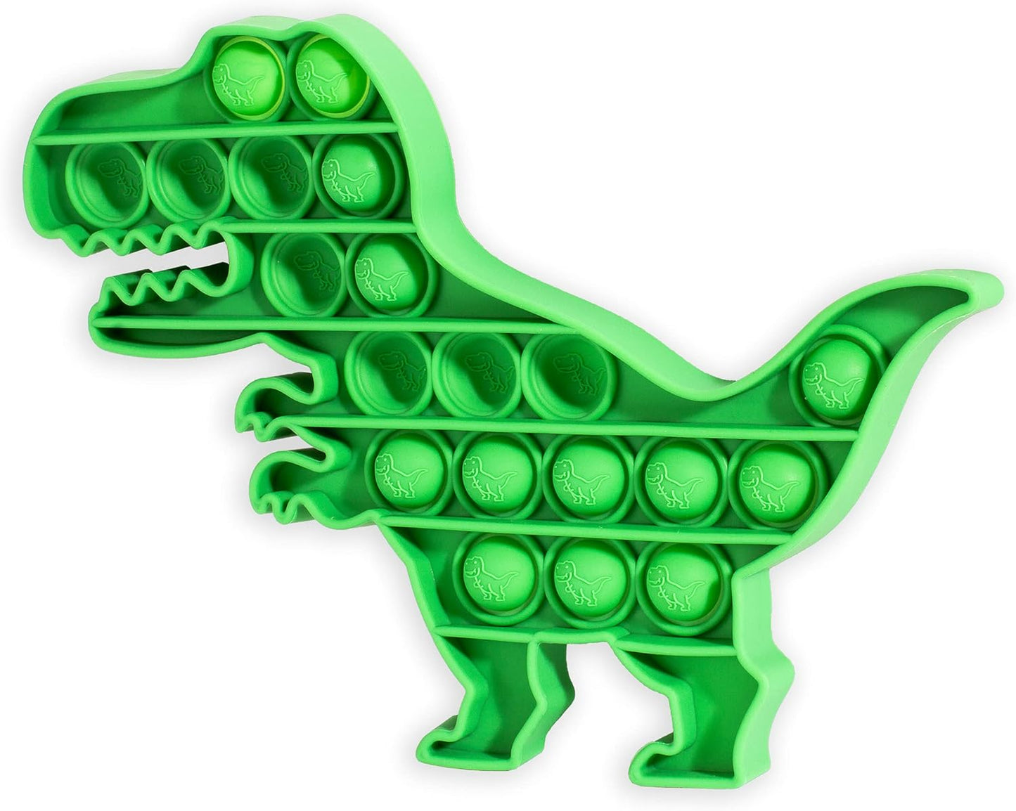 Stages Sensory Builder: Push Pop Bubble Fidget Sensory Toy for Anxiety, Autism, ADD and ADHU, popit Special Needs Stress Reliever: Popit Dinosaur , Green