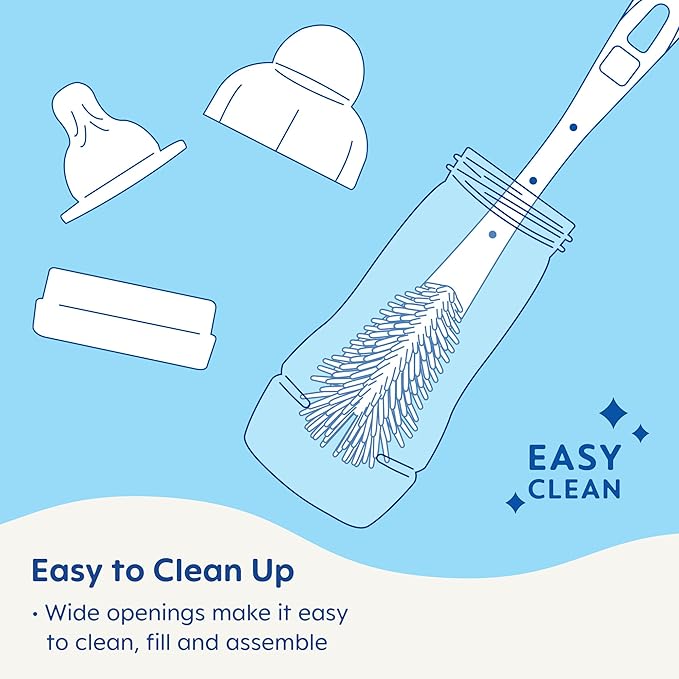 MAM Easy Active Baby Bottles 11oz with Bonus Nipple,Fast Flow Skinsoft Silicone Nipple with Wide Neck Ergonomic Design,Easy to Hold,BPA-Free Bottles Leak-Proof Caps for 4+ Months Baby(Pack of 6)