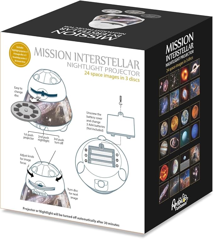 Mission Interestellar Nightlight Projector